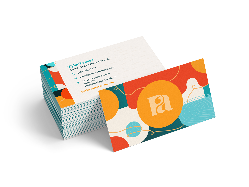 Perfect Afternoon Business Cards