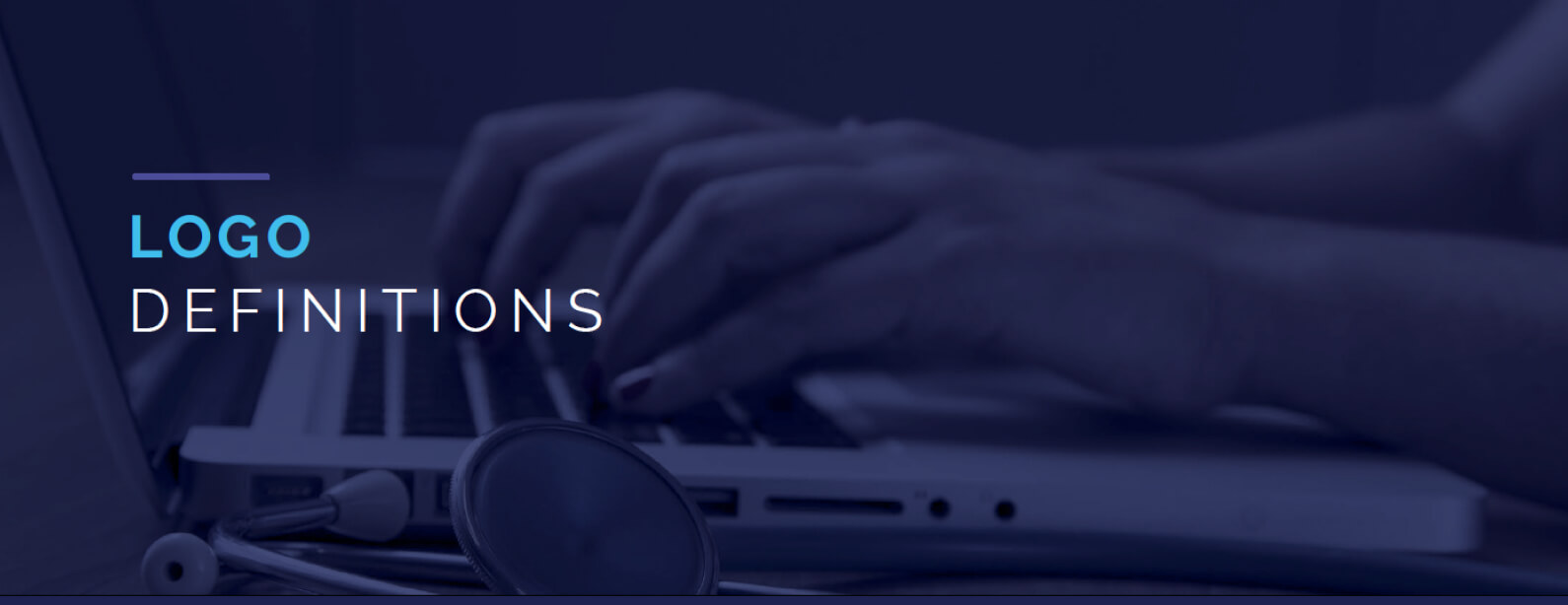 Logo Definitions heading banner