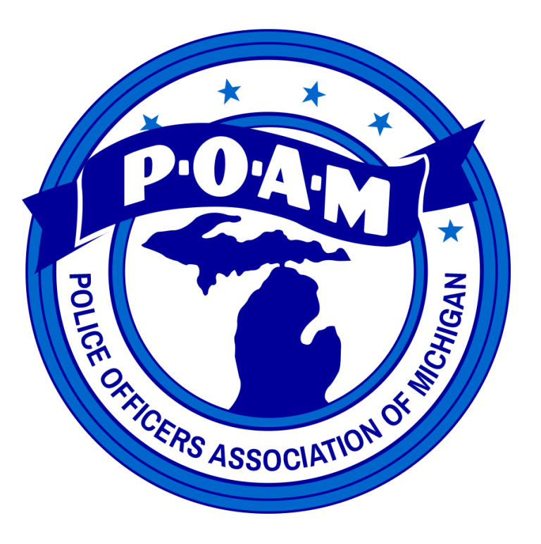 The Police Officers Association of Michigan (POAM) Logo