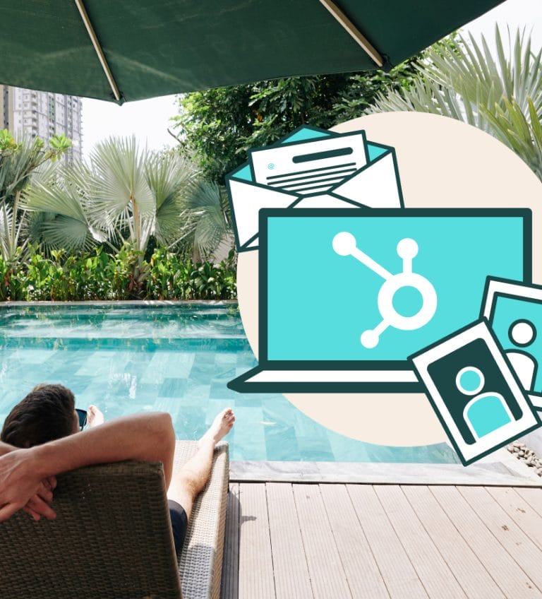 A person relaxing by a pool; showcasing the digital marketing work done for Aqua Star Pools.