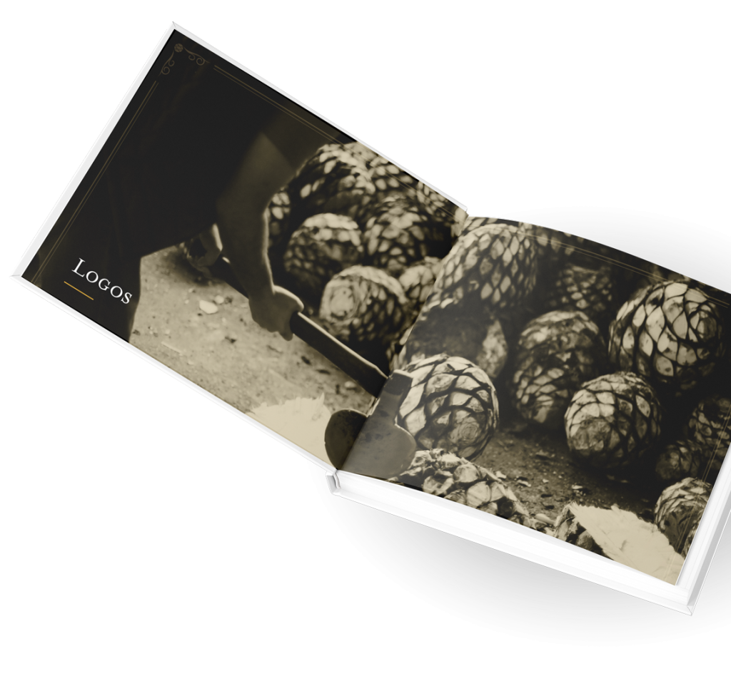 Tequila Cabresto mockup, featuring the logo opening section. Created by Perfect Afternoon.