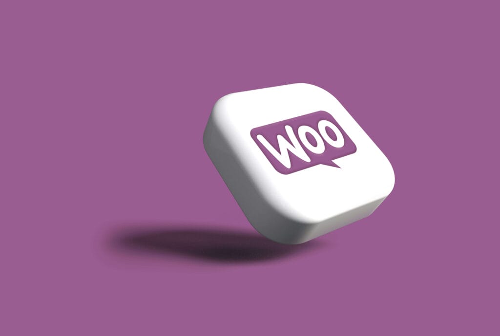 A purple and white square with the word Woo on it | Photo on Unsplash by Rubaitul Azad